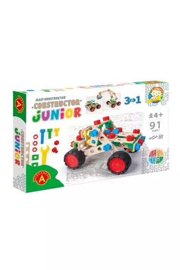 Ma�y Konstruktor Junior 3in1 91 el. Off Road Vehicle