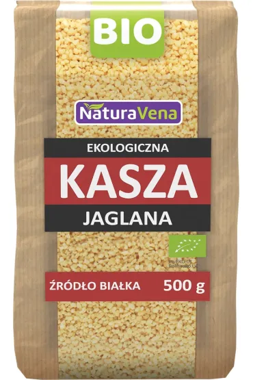 NaturaVena Kasza jaglana bezglutenowa 500 g Bio