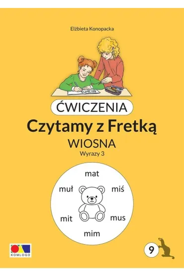 �wiczenia. Czytamy z Fretk� cz.9 Wiosna. Wyrazy 3