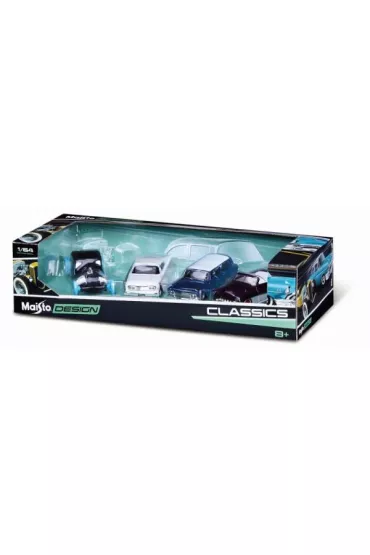 Design auta 1:64 4-pack Classics Maisto