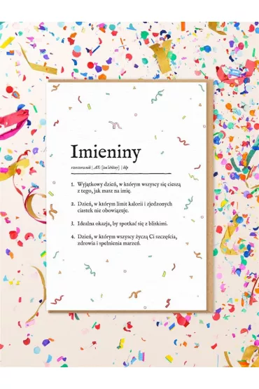 Nadwyraz.com Karnet Imieniny