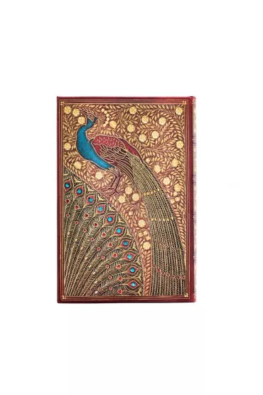 Sangorski & Sutcliffe Notatnik linia Hafiz`s Peacocks mini