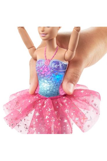 Barbie Baletnica Magiczne wiateka Lalka Blondynka HLC25 Mattel