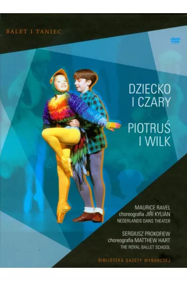Dziecko i czary Piotru� i Wilk + DVD - Maurice Ravel, Sergej O. Prokofieff