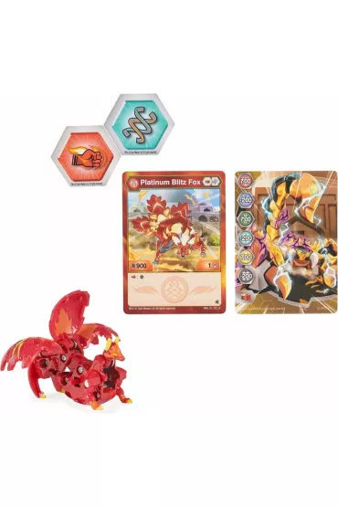 Bakugan Legends kula platinum Blitz Fox Red