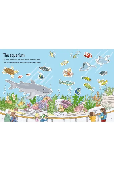 First Sticker Book Zoo wer. angielska - Sam Taplin