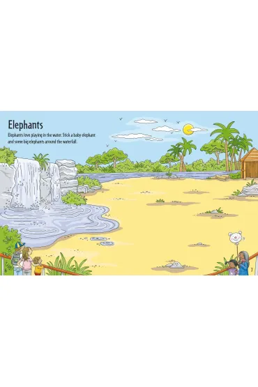 First Sticker Book Zoo wer. angielska - Sam Taplin