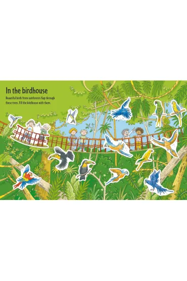 First Sticker Book Zoo wer. angielska - Sam Taplin