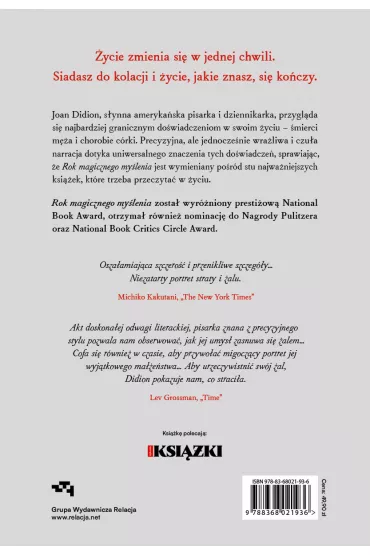 Rok magicznego my�lenia - Joan Didion