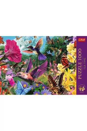 Puzzle 1000 el. Ogrd dla ptakw Trefl