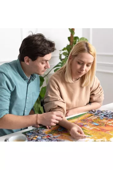 Puzzle 1000 el. Ogrd dla ptakw Trefl