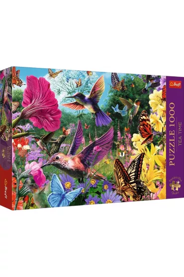 Puzzle 1000 el. Ogrd dla ptakw Trefl