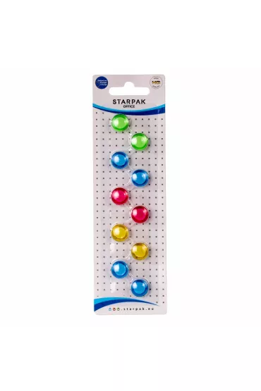 Starpak Magnesy transparentne 15 mm 471016 10 szt.