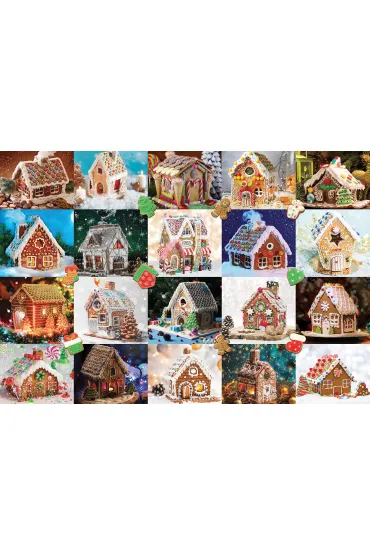 Puzzle 550 el. Gingerbread House - Tin metal box Eurographics
