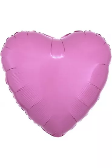 Amscan Balon foliowy metalik r�owy serce luzem 43cm