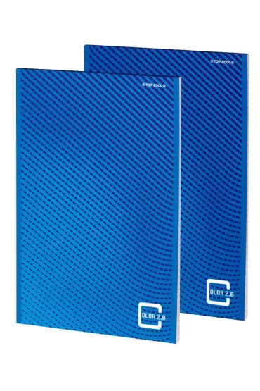 Top-2000 Blok notatnikowy A6 Color 2.0 kratka 50 kartek 10 szt.