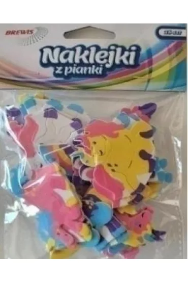 Brewis Naklejki z pianki jednoro�ec 28 szt.