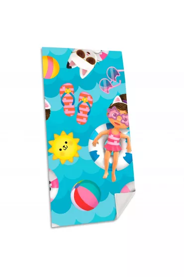 R�cznik pla�owy Koci Domek Gabi 70x140 cm GD00003