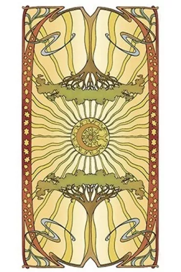 Golden Art Nouveau, karty do tarota - Giulia Massaglia