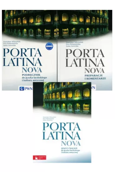 Porta Latina nova. Podr�cznik, preparacje i komentarze i zeszyt �wicze� do j�zyka �aci�skiego i kultury antycznej - Anna Jaworska, Ewa Pobiedzi�ska, Stanis�aw Wilczy�ski