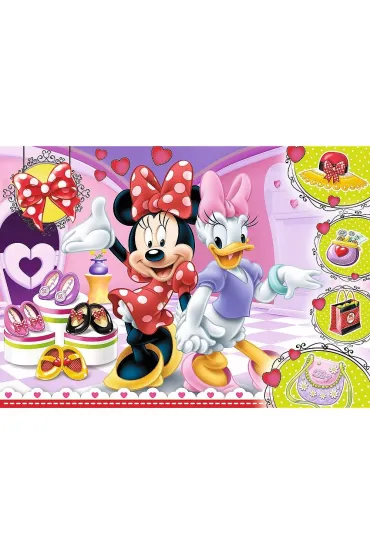 Puzzle 100 el. Glitter. Minnie i b�yskotki. Disney Minnie Trefl