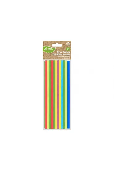Godan S�omki papierowe t�czowy mix 197 x 6 mm 24 szt.