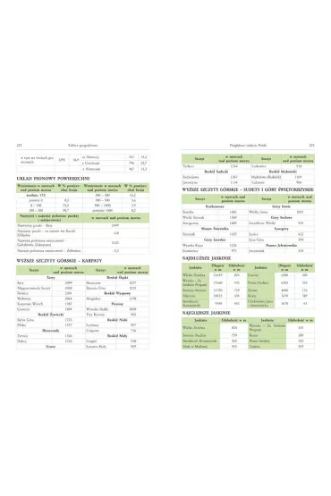 Repetytorium gimnazjalisty geografia + tablice - Maria Figa