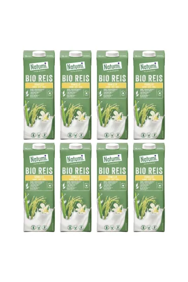Natumi Nap�j ry�owo-waniliowy bezglutenowy zestaw 8 x 1 l Bio
