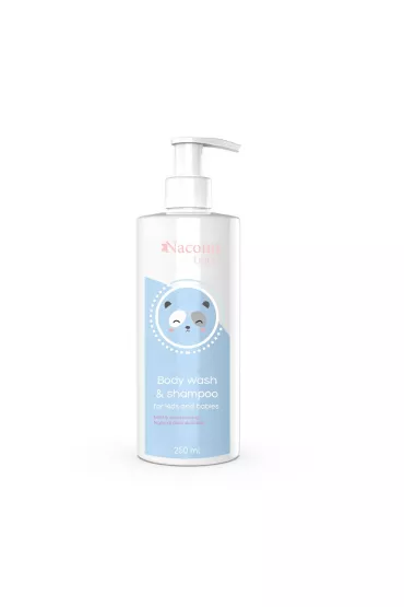 Nacomi Baby Body Wash & Shampoo emulsja do mycia dla dzieci i niemowlt 250 ml