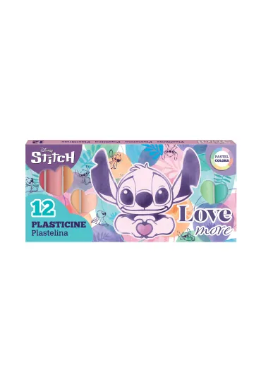 CoolPack Plastelina Disney Fashion Stitch Pastel 12 kolor�w