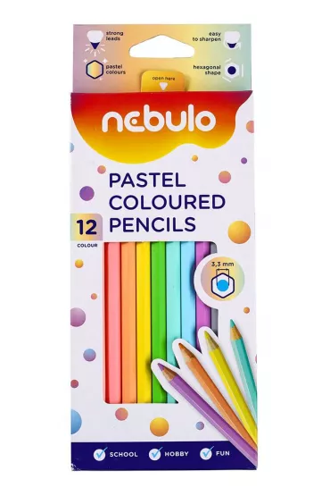 Panta Plast Kredki o��wkowe pastelowe 12 kolor�w