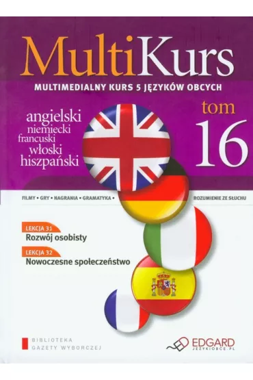Multikurs Rozw�j osobisty 16 z p�yt� CD - Ilona Jurkiewicz, Magdalena Bochenko, K�dzierska Ewa i inni