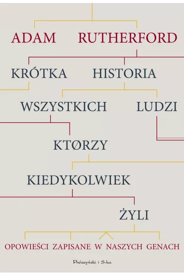 Kr�tka historia wszystkich ludzi, kt�rzy kiedykolwiek �yli - Adam Rutherford