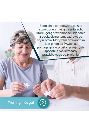 GRA DLA SENIORA PUZZLE PIRAMIDA �YWIENIA Kangur