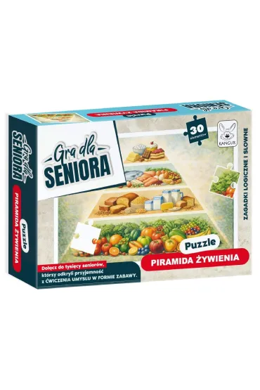GRA DLA SENIORA PUZZLE PIRAMIDA �YWIENIA Kangur