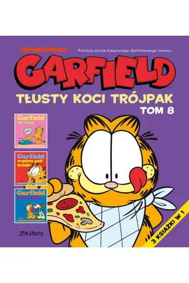 Garfield. T�usty koci tr�jpak. Tom 8 - Jim Davis