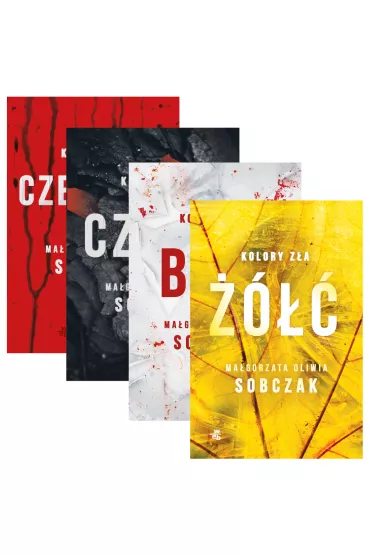 Pakiet Kolory z�a. Tomy 1-4: Czerwie�, Czer�, Biel, ��� - Ma�gorzata Oliwia Sobczak