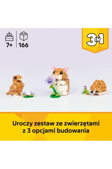 LEGO Creator Uroczy chomik z kwiatkiem 31376