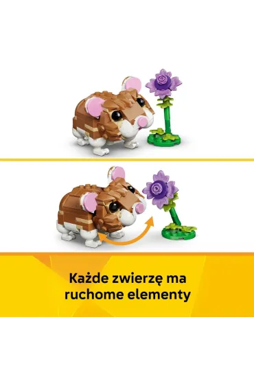 LEGO Creator Uroczy chomik z kwiatkiem 31376