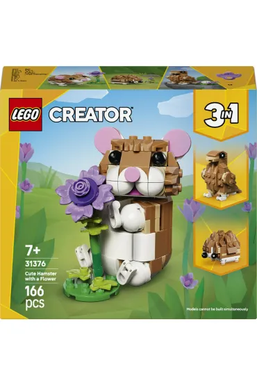 LEGO Creator Uroczy chomik z kwiatkiem 31376