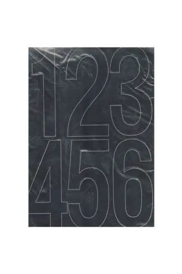 Artdruk Cyfry sp.120mm czar.Helvetica Ardruk 8 szt.