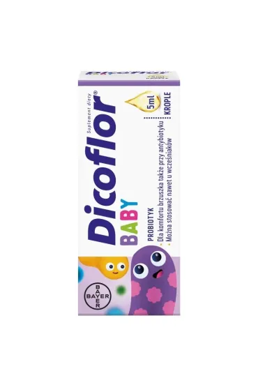 Dicoflor Baby krople dla dzieci probiotyk suplement diety 5 ml