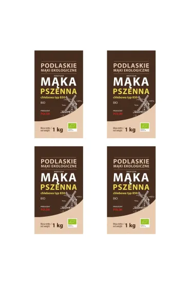 BioLife M�ka pszenna chlebowa typ 850 Zestaw 4 kg Bio