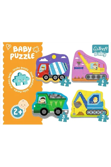 Baby Puzzle. Pojazdy na budowie Trefl