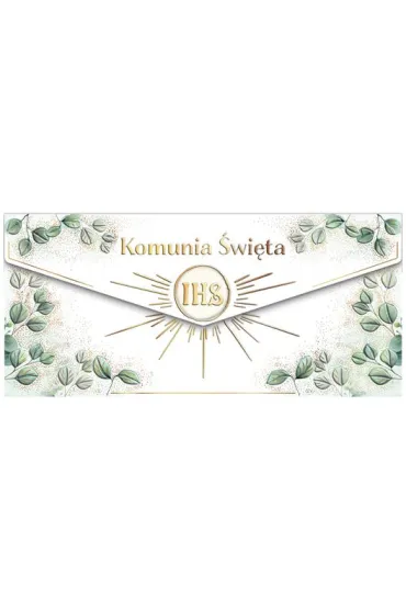 Henry KOPERTA NA PIENIADZE KOMUNIA 135X270 KIELICH HE