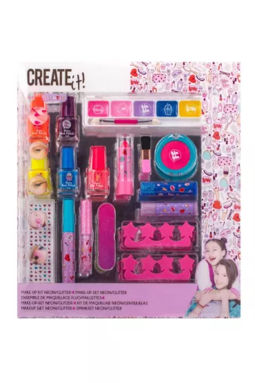 Create It!-Canenco Zestaw Make-up neon brokat CREATE IT!