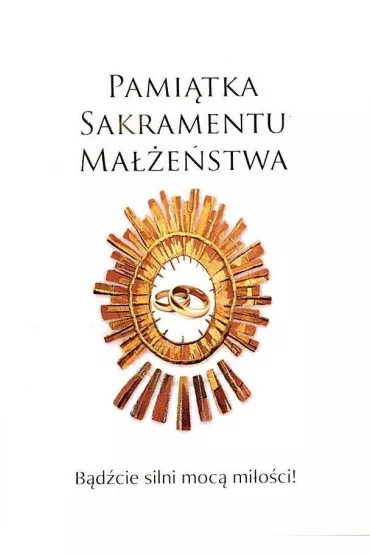 Pami�tka Sakramentu Ma��e�stwa