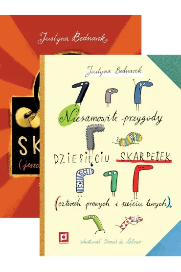 Pakiet: Niesamowite przygody dziesi�ciu skarpetek (czterech prawych i sze�ciu lewych), Nowe przygody skarpetek (jeszcze bardziej niesamowite) - Justyna Bednarek