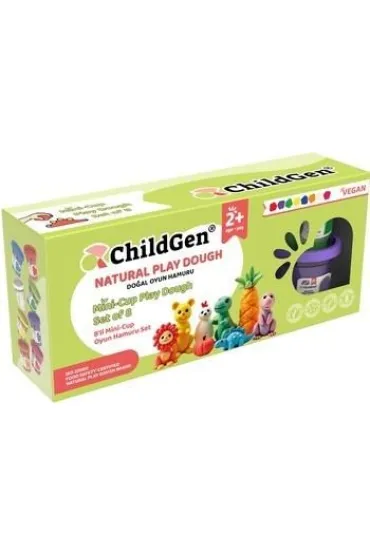 Ciastolina naturalna eco kubki ChildGen