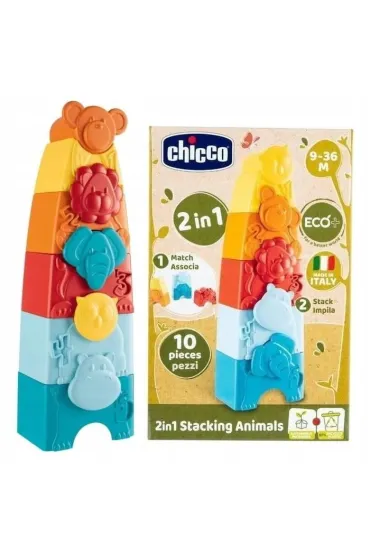 Uk�adanka wie�a Zwierz�tka Eco+ 10el Chicco